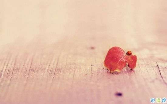 心累的说说对爱情失望了 身心疲惫想放弃说说1